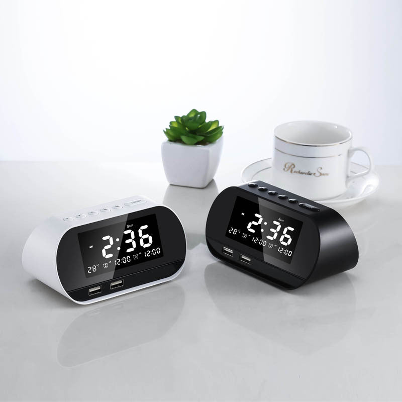 Dual USB Charging Alarm Clock