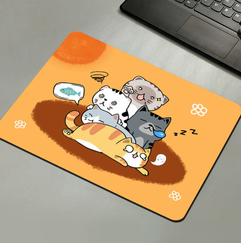 Cute Cat Mouse Pad For Boys And Girls Perfect For Computer Keyboards