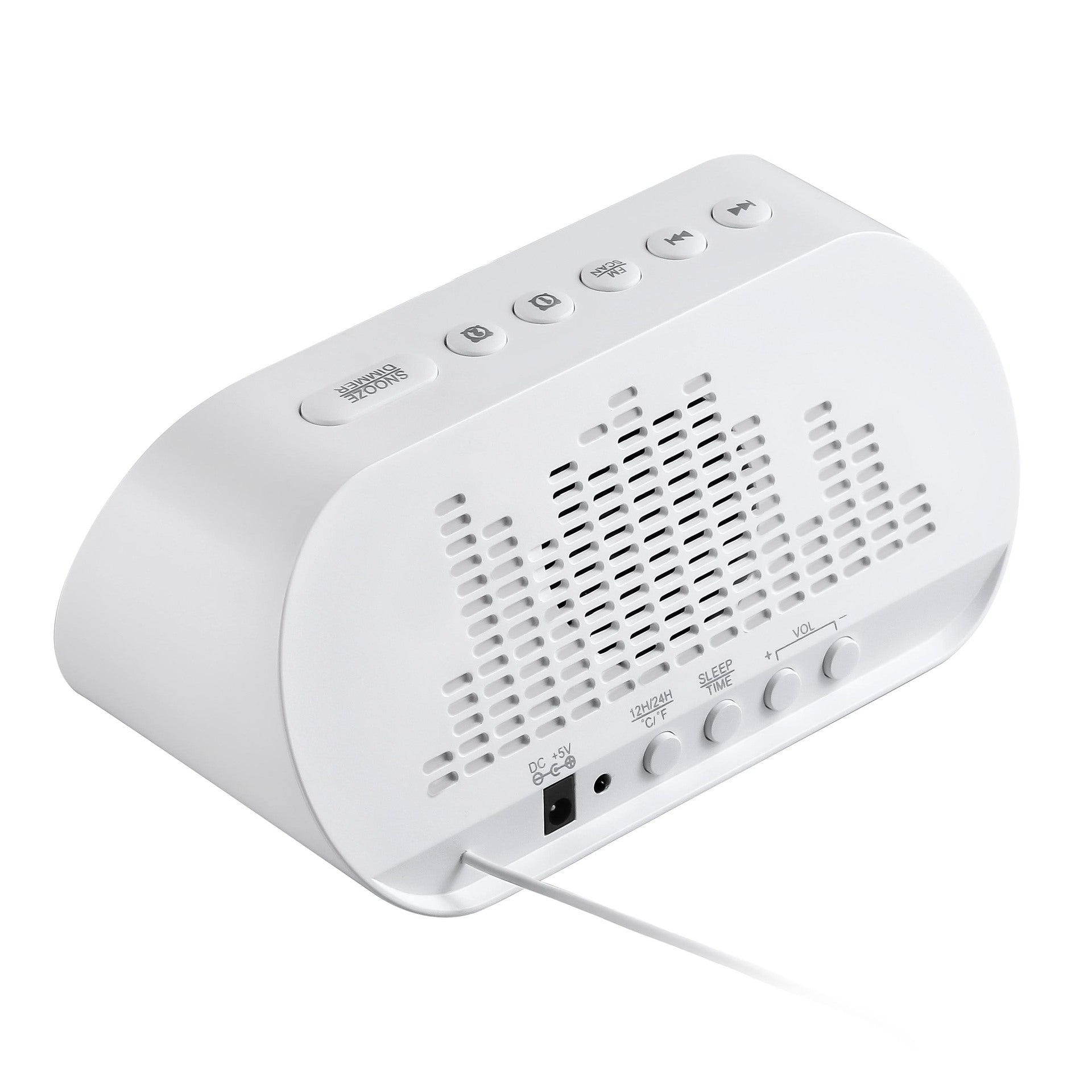 Dual USB Charging Alarm Clock